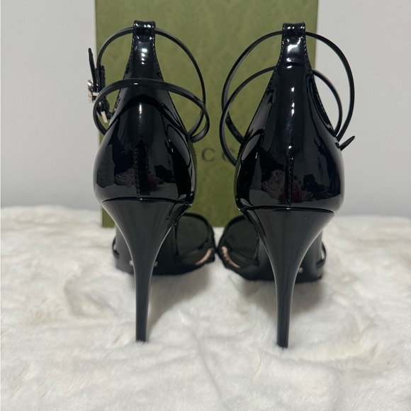 Gucci Patent Leather  Black Heels - Picture 4 of 7